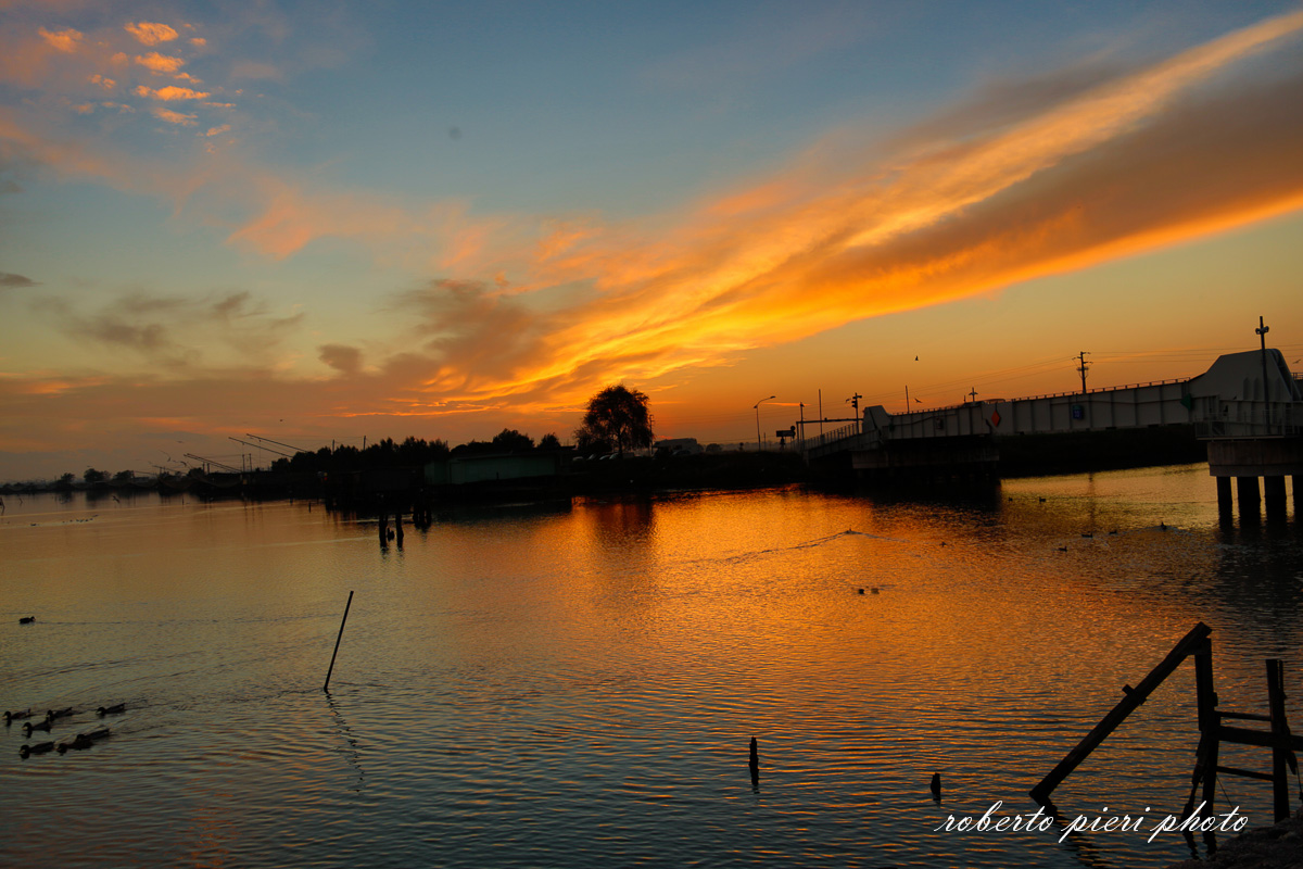 Comacchio tramonto  HDR