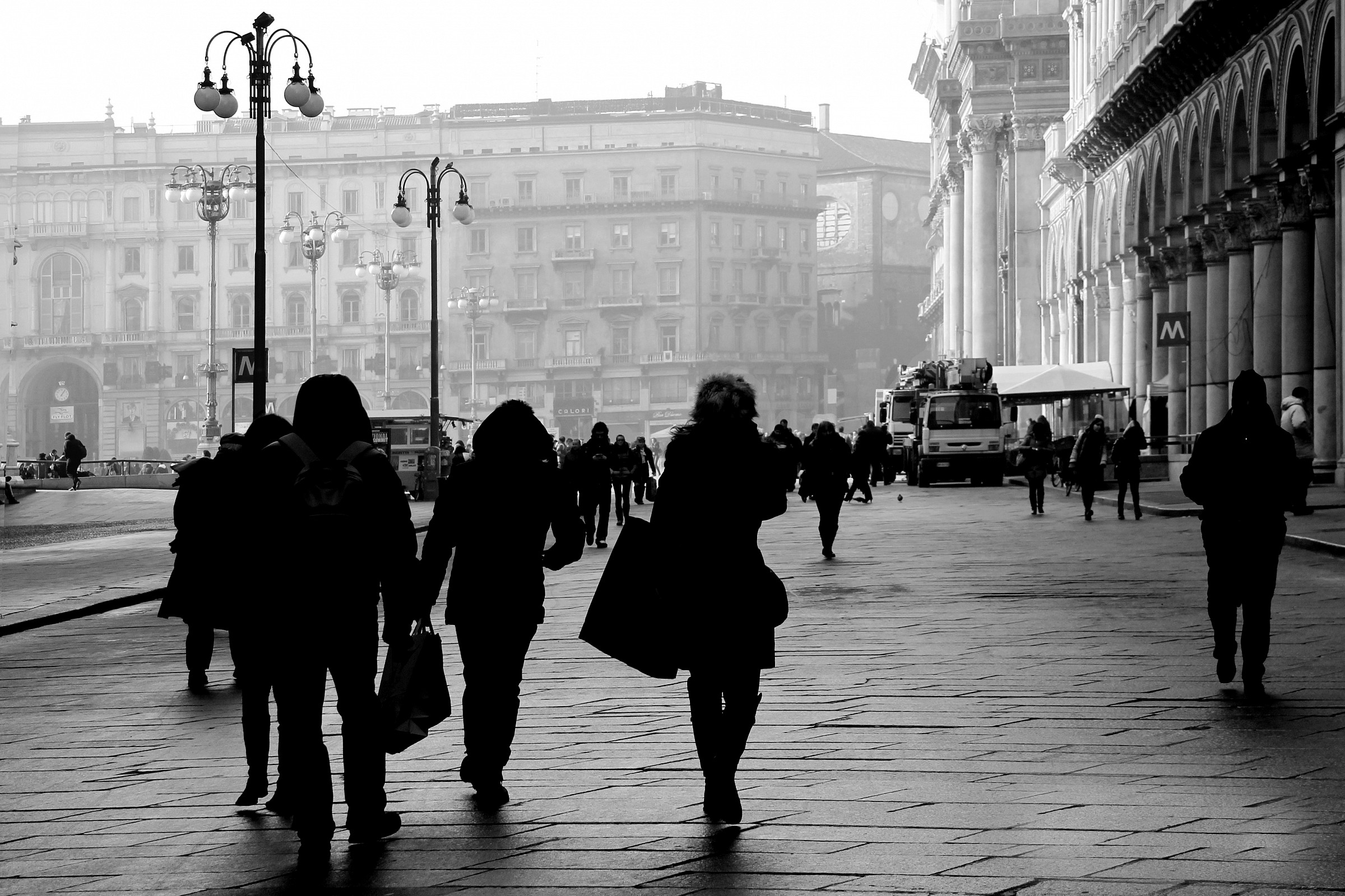 At the Duomo (Milan)