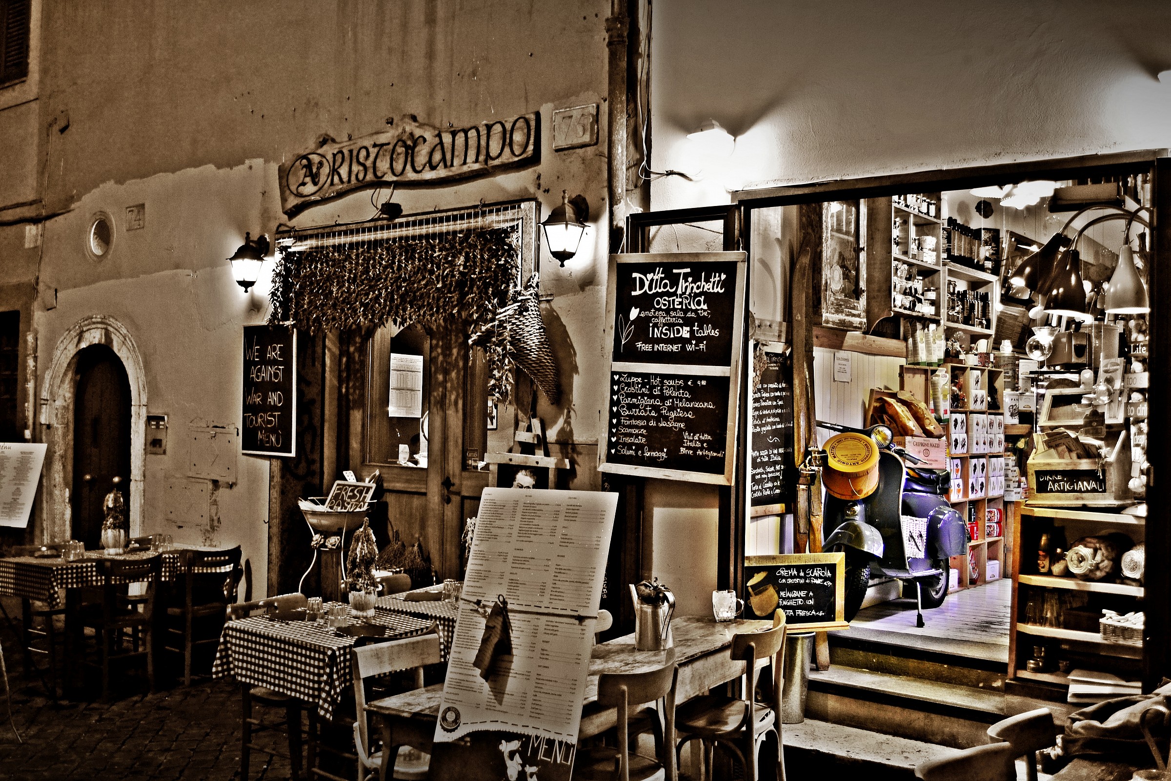 Trastevere con i suoi mille dettagli