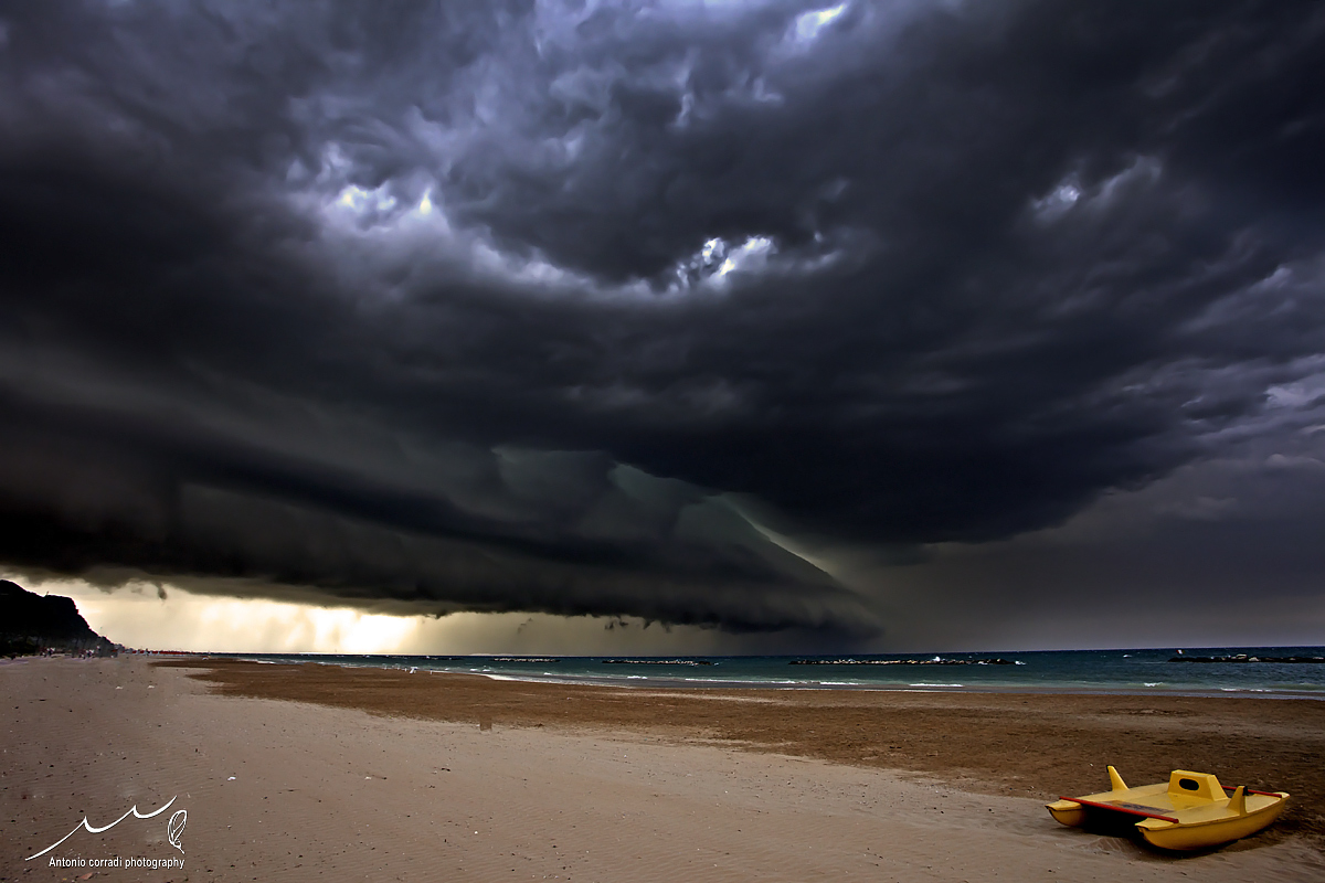 spiaggia pesaro.....prima del diluvio