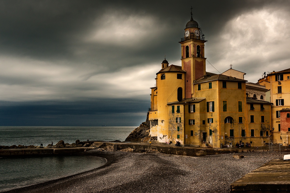 Camogli and the basilica