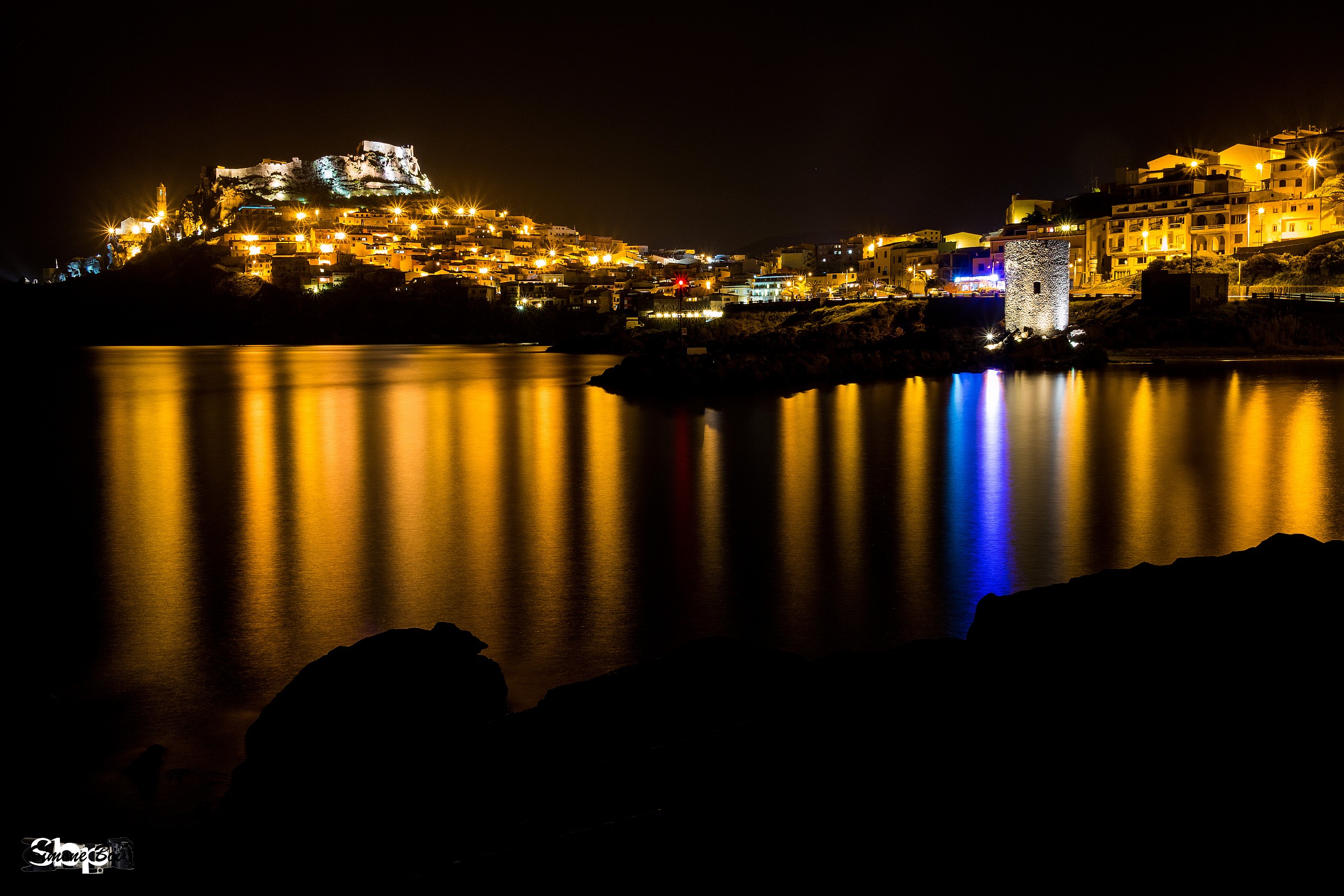 Castelsardo in notturna