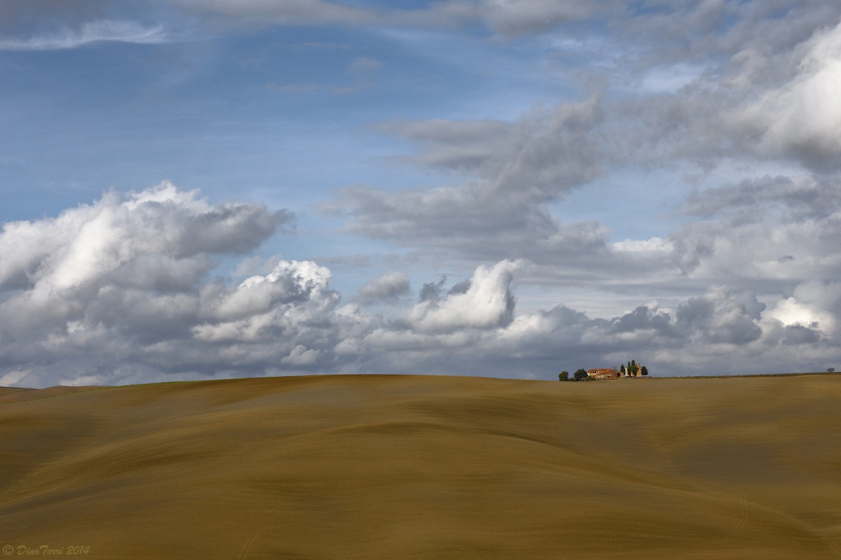 L'atollo di Vitaleta...(in val d'Orcia)