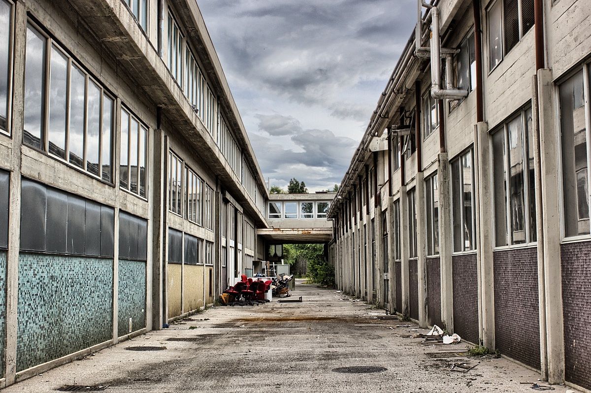Area industriale abbandonata
