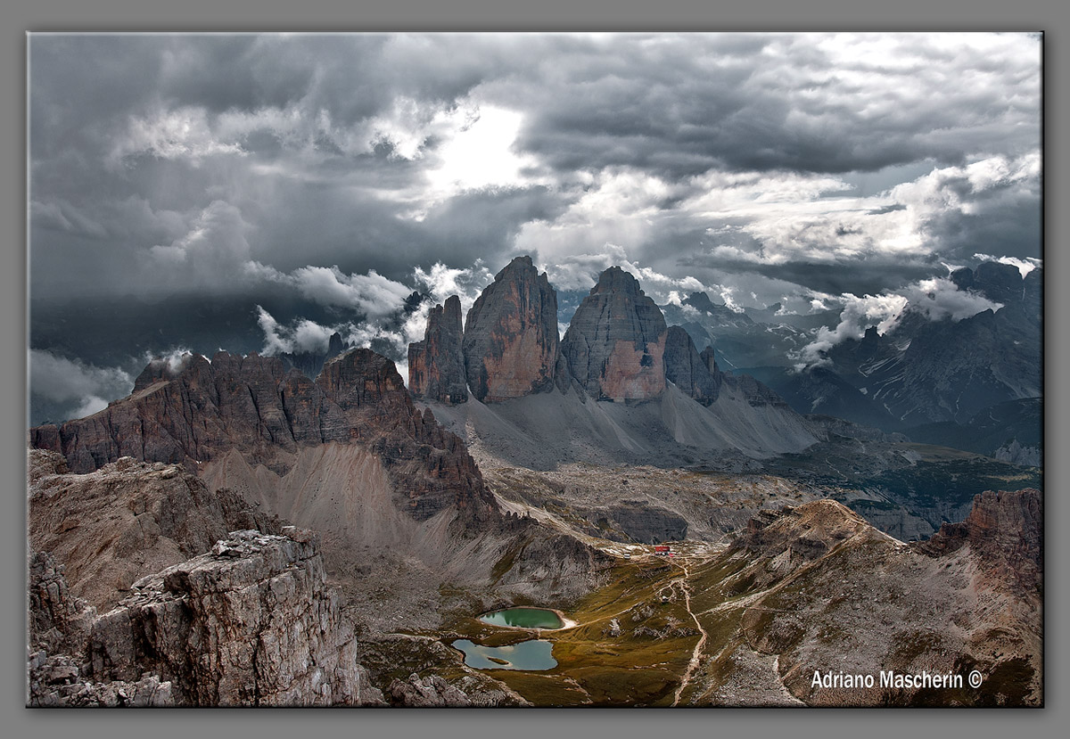 Le tre Cime dal Crodon