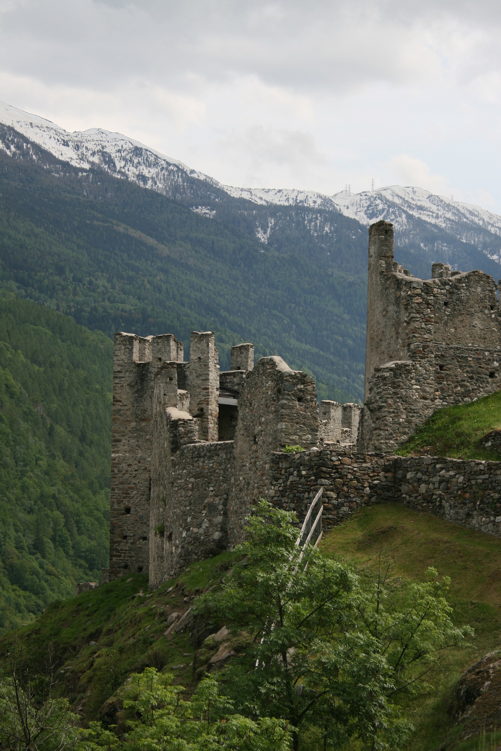 le rovine del castello