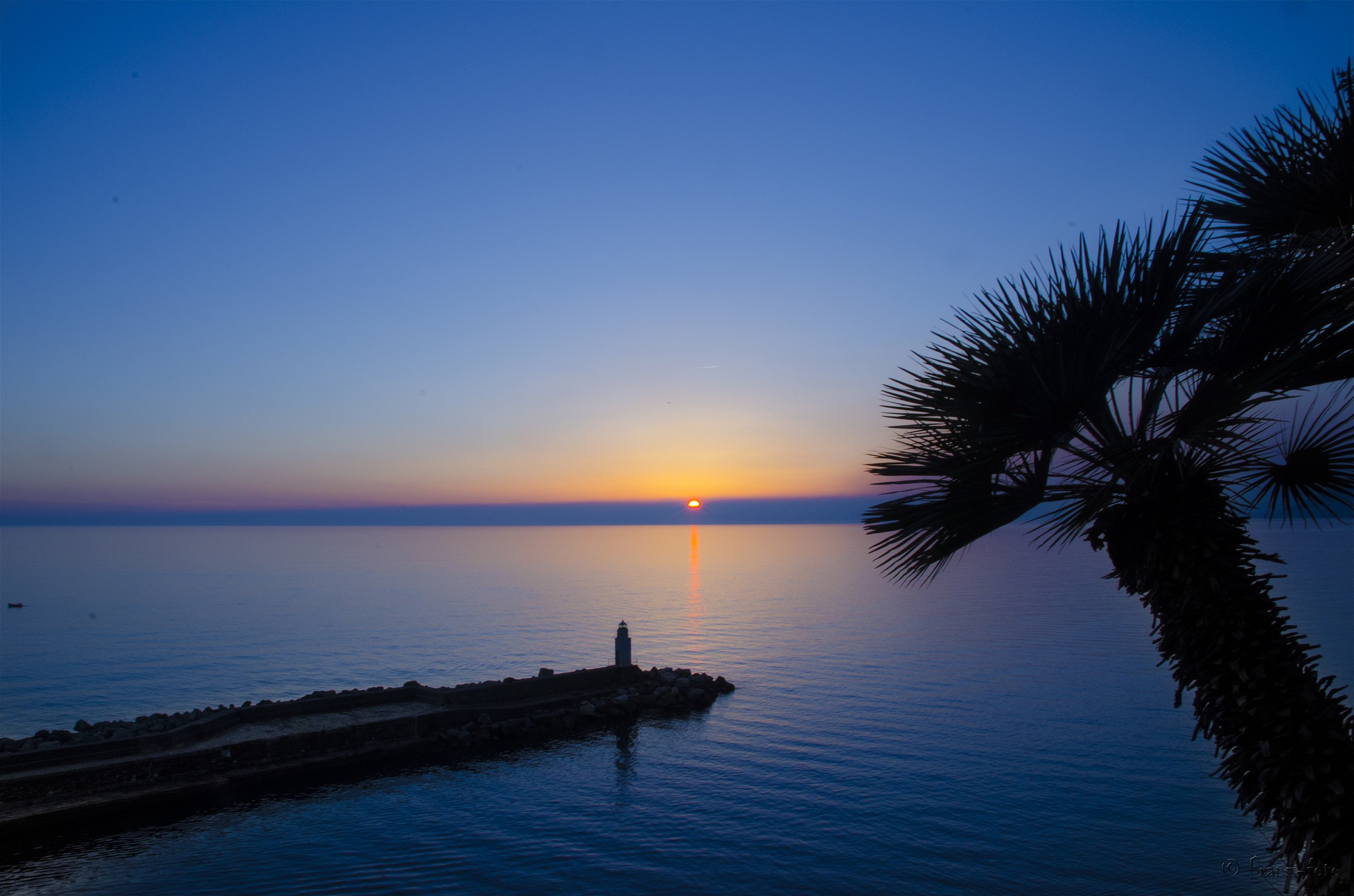 Camogli blue hour