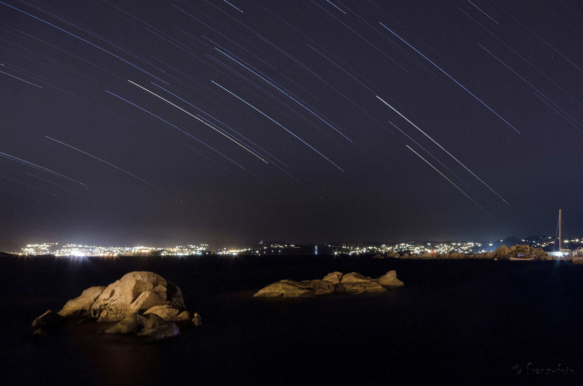 rain of stars on Palau