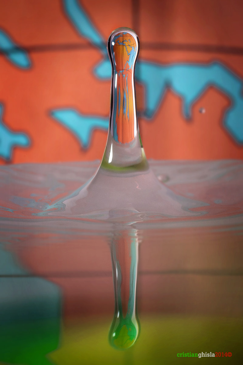 riflesso di goccia