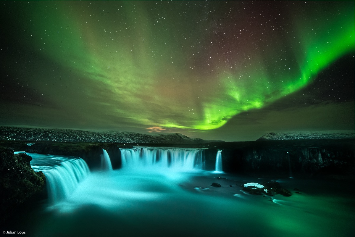 Aurora su Godafoss