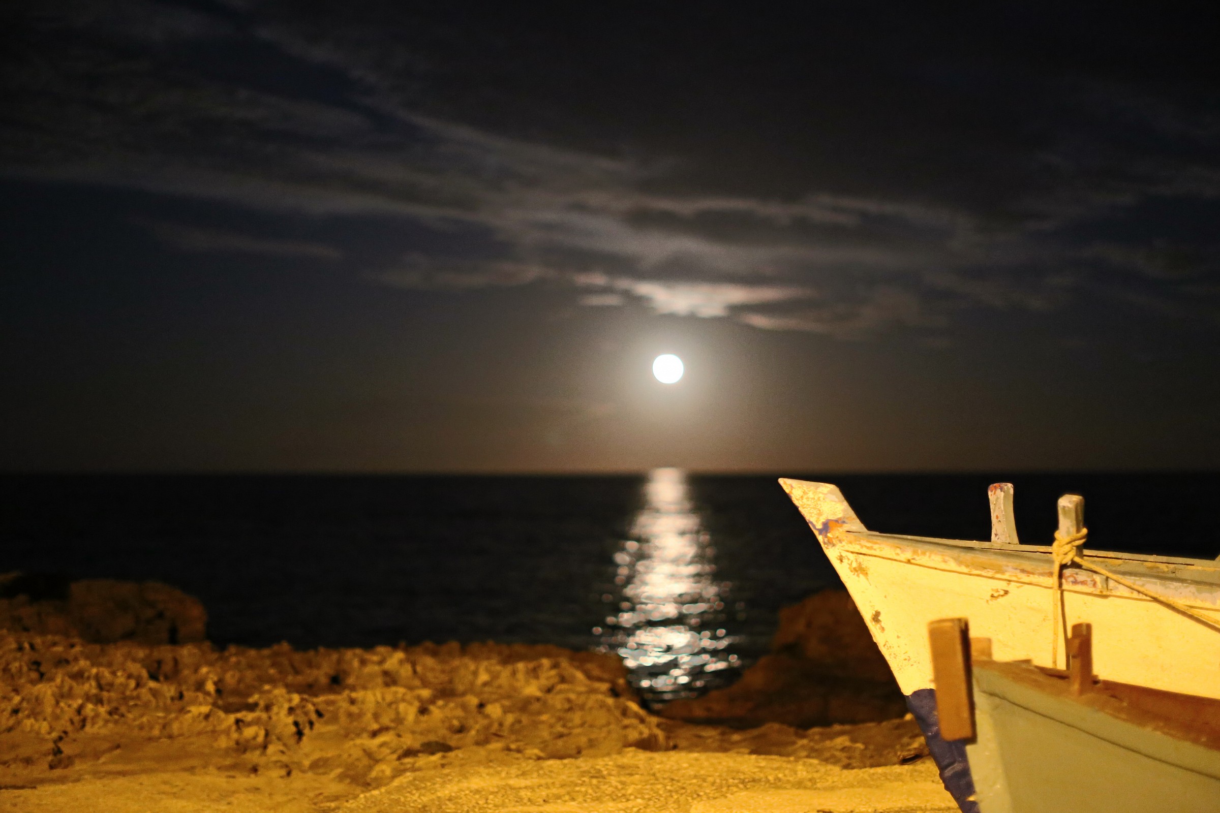 the blur of the moon