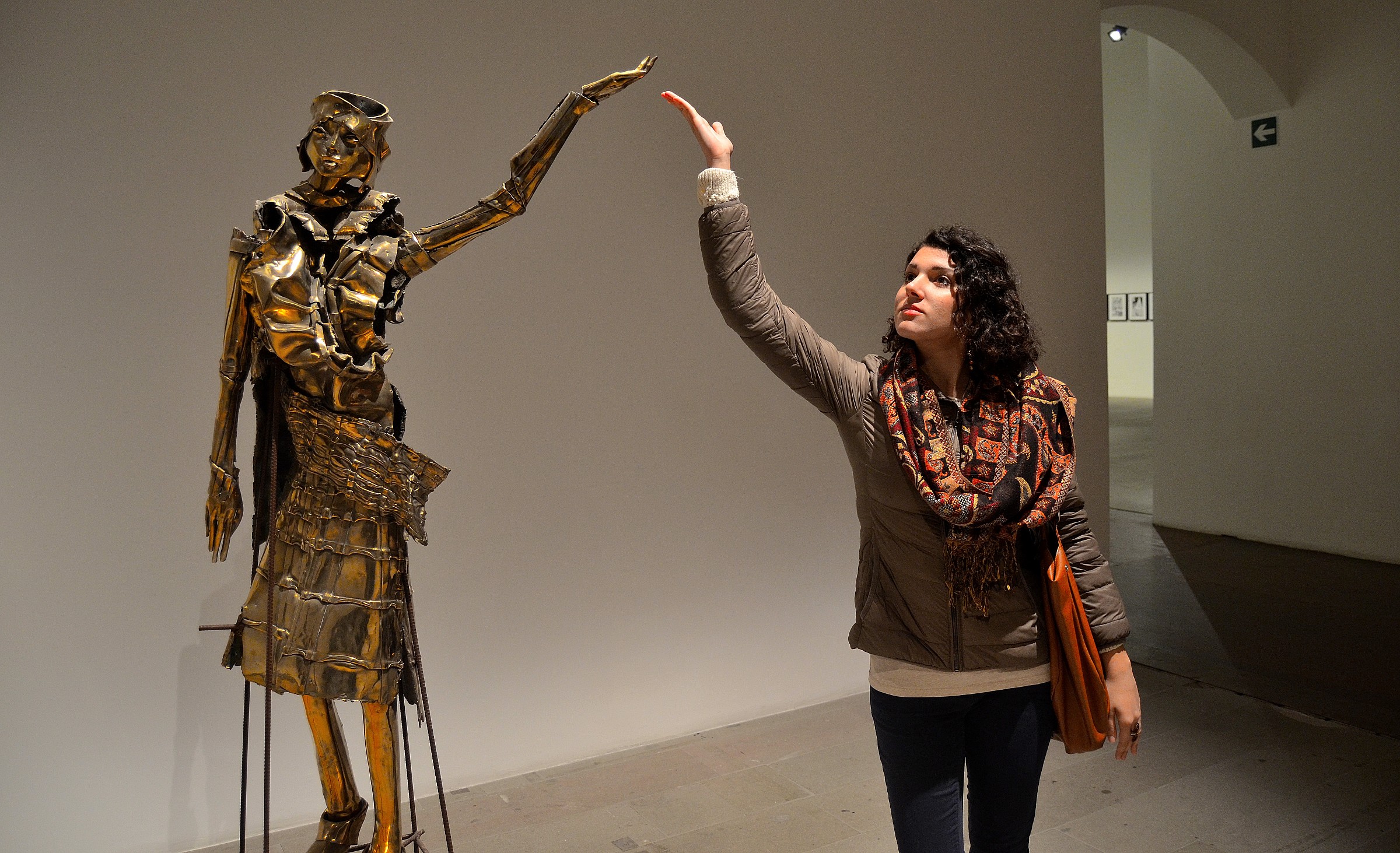 Interagire con l'opera d'arte