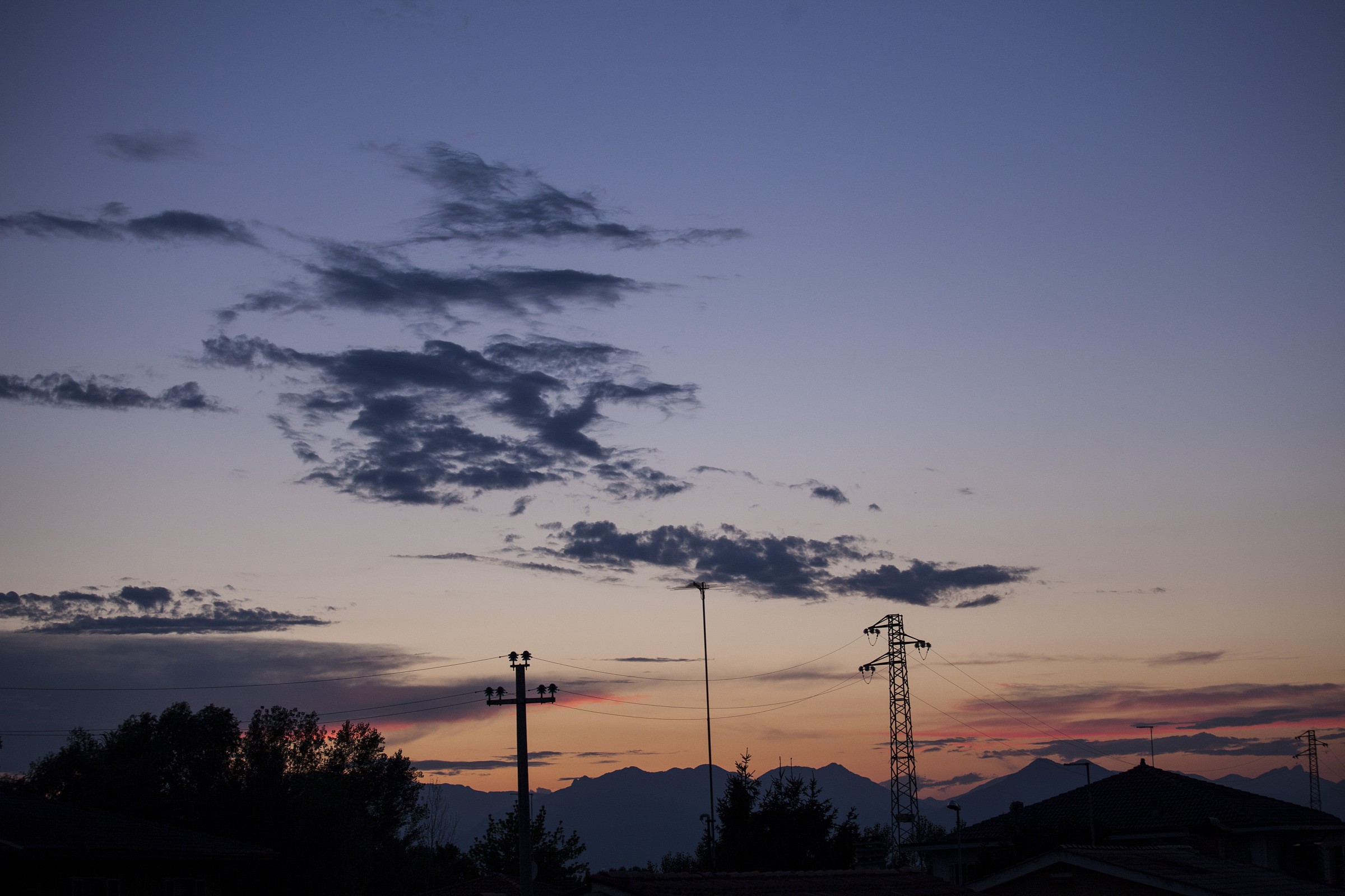 Tramonto sulla città