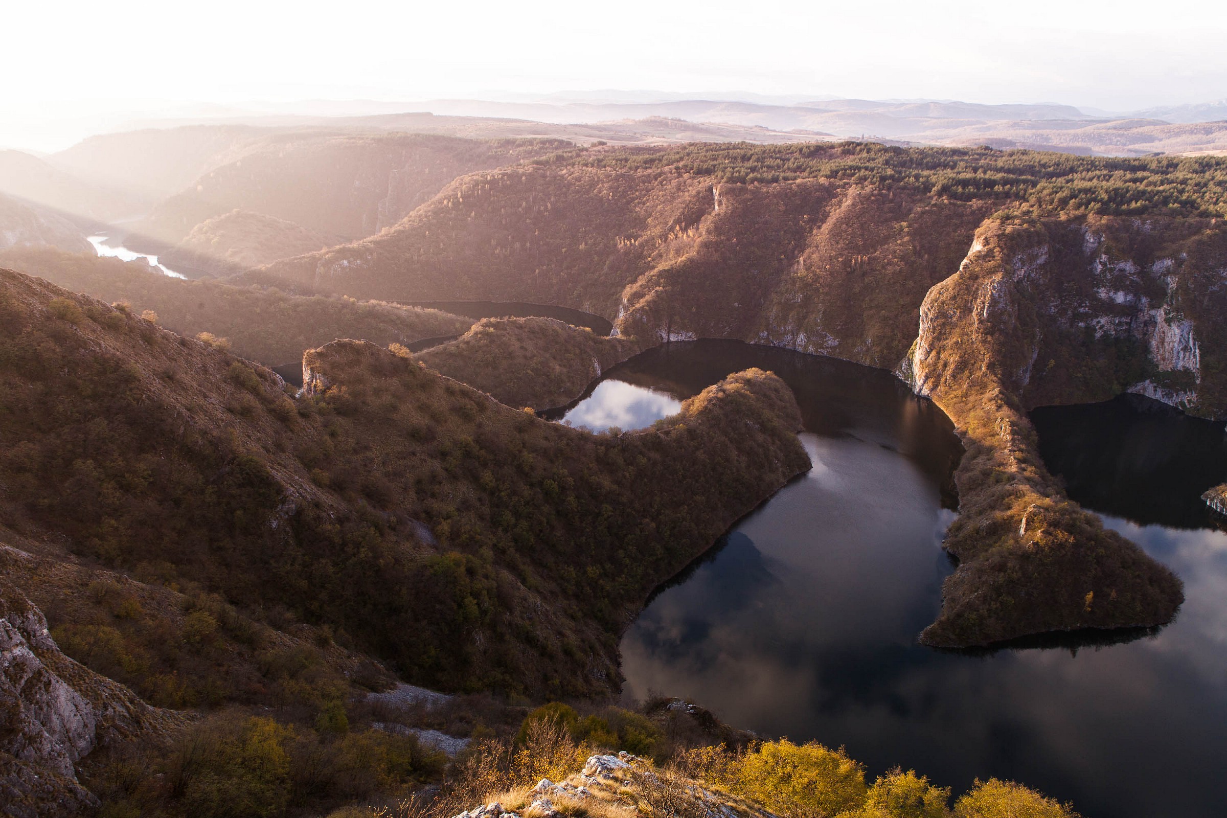 Il canyon Unats al sorgere del sole