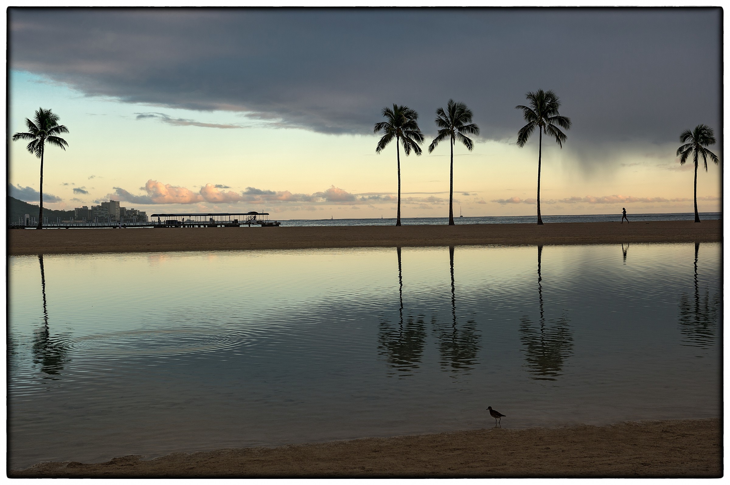 Jogging in the Sand - Beach Honolulu