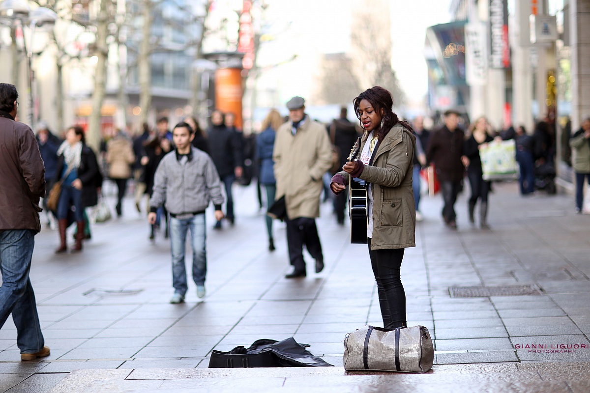 Stoccarda - Artista di strada.