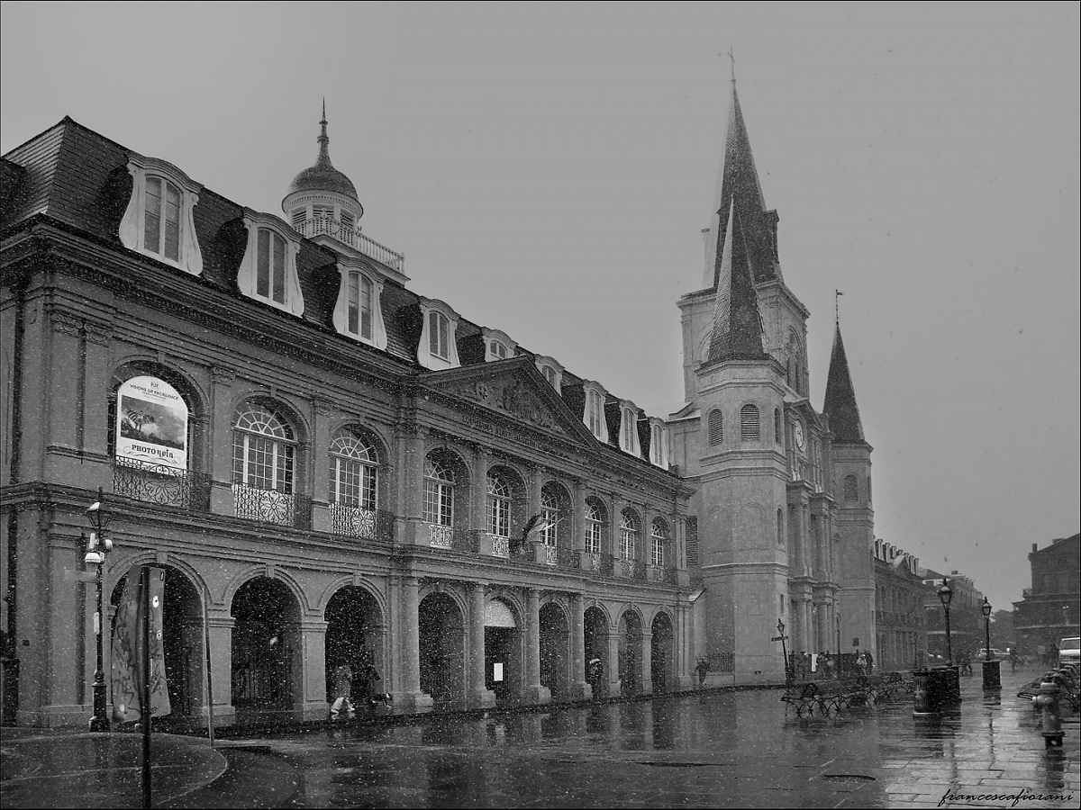 Snow in New Orleans