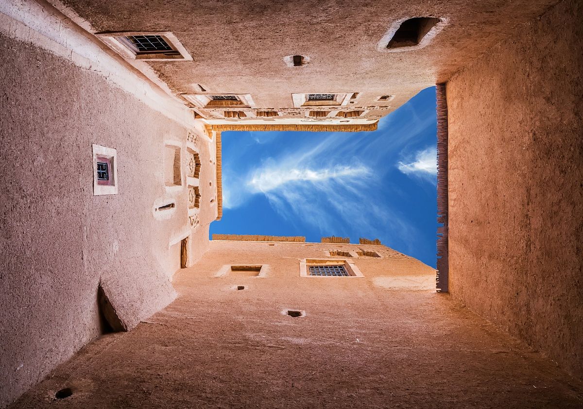 The sky in a Kasbah