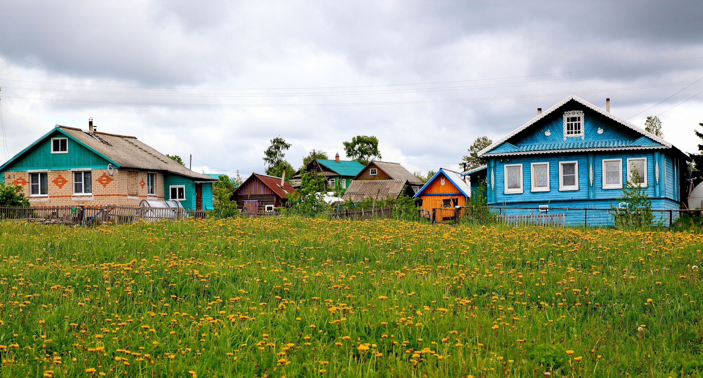 Villaggio dela Carelia russa