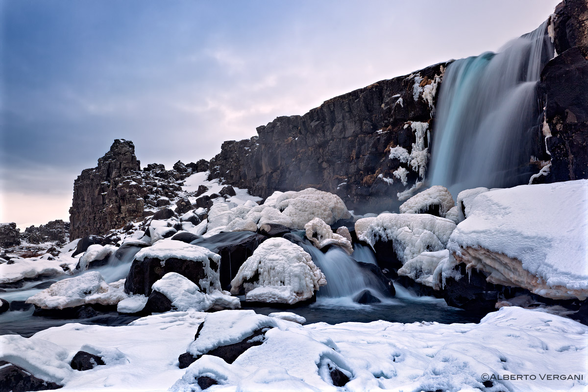 Oxarárfoss Waterfall