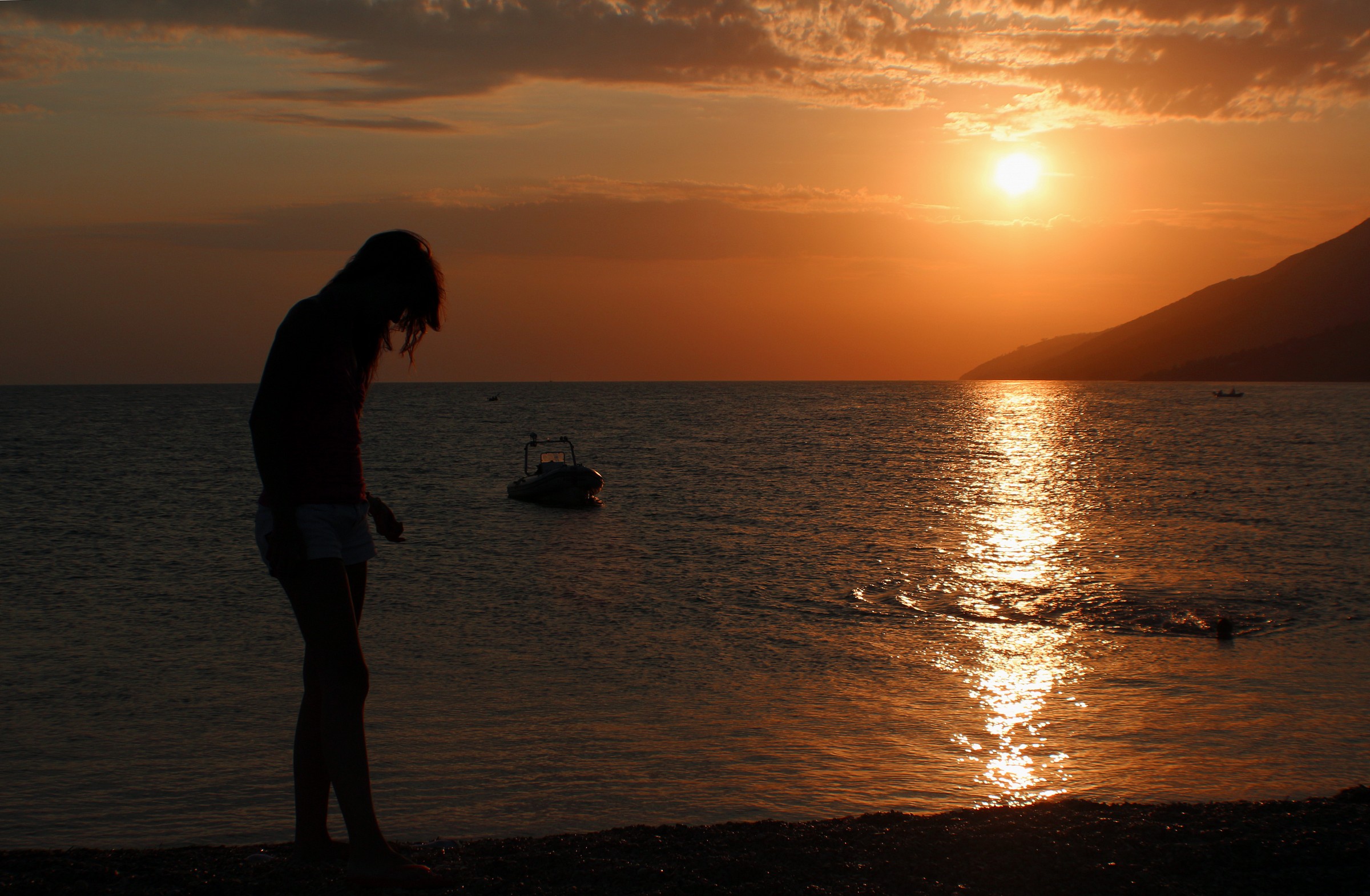 Tramonto a Zlatni Rat