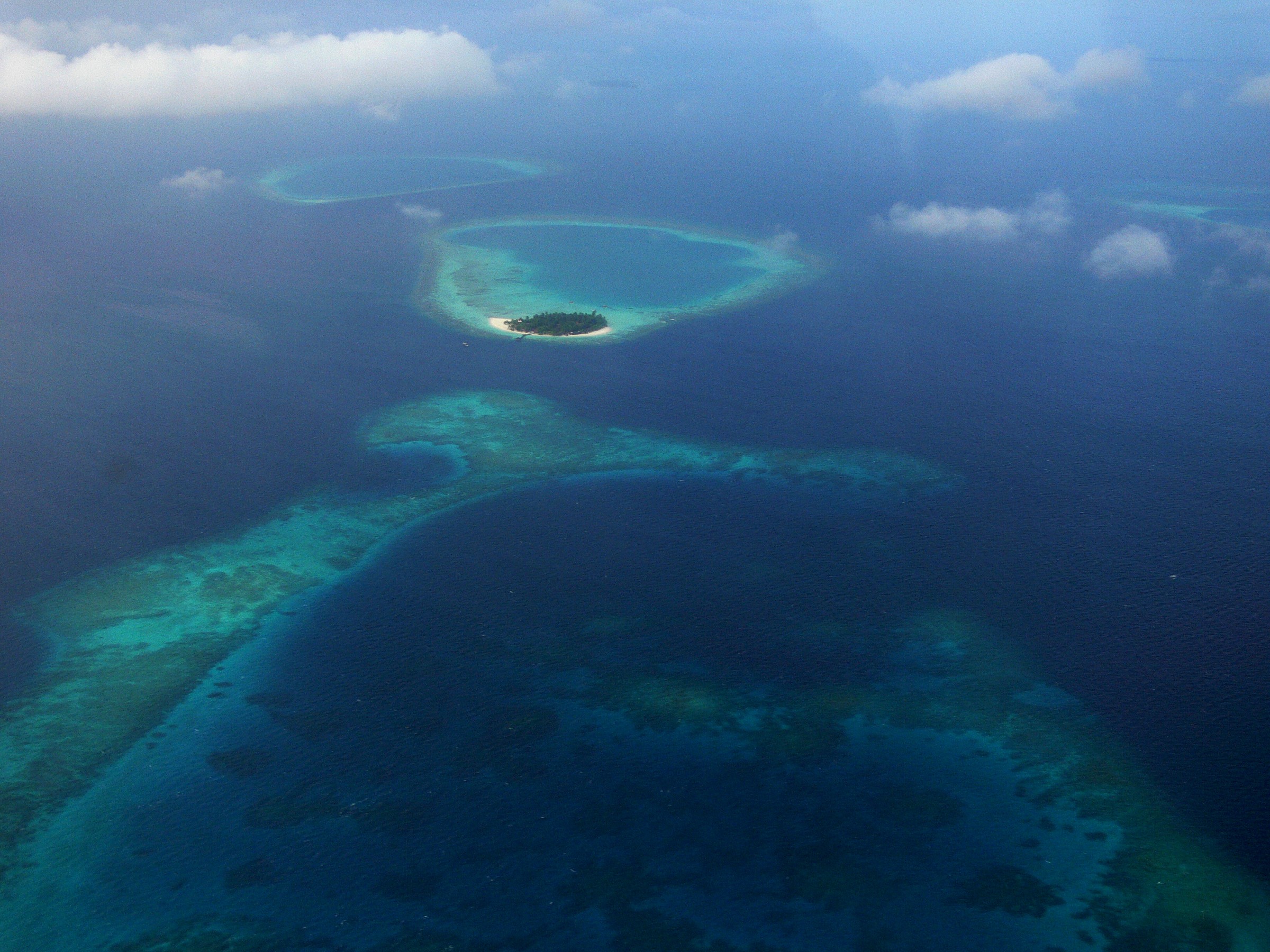 Maldives from the air