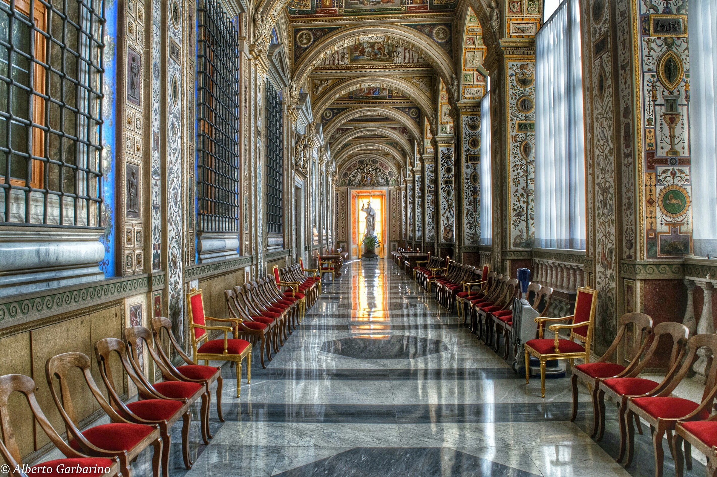 Palazzi vaticani. Interni.