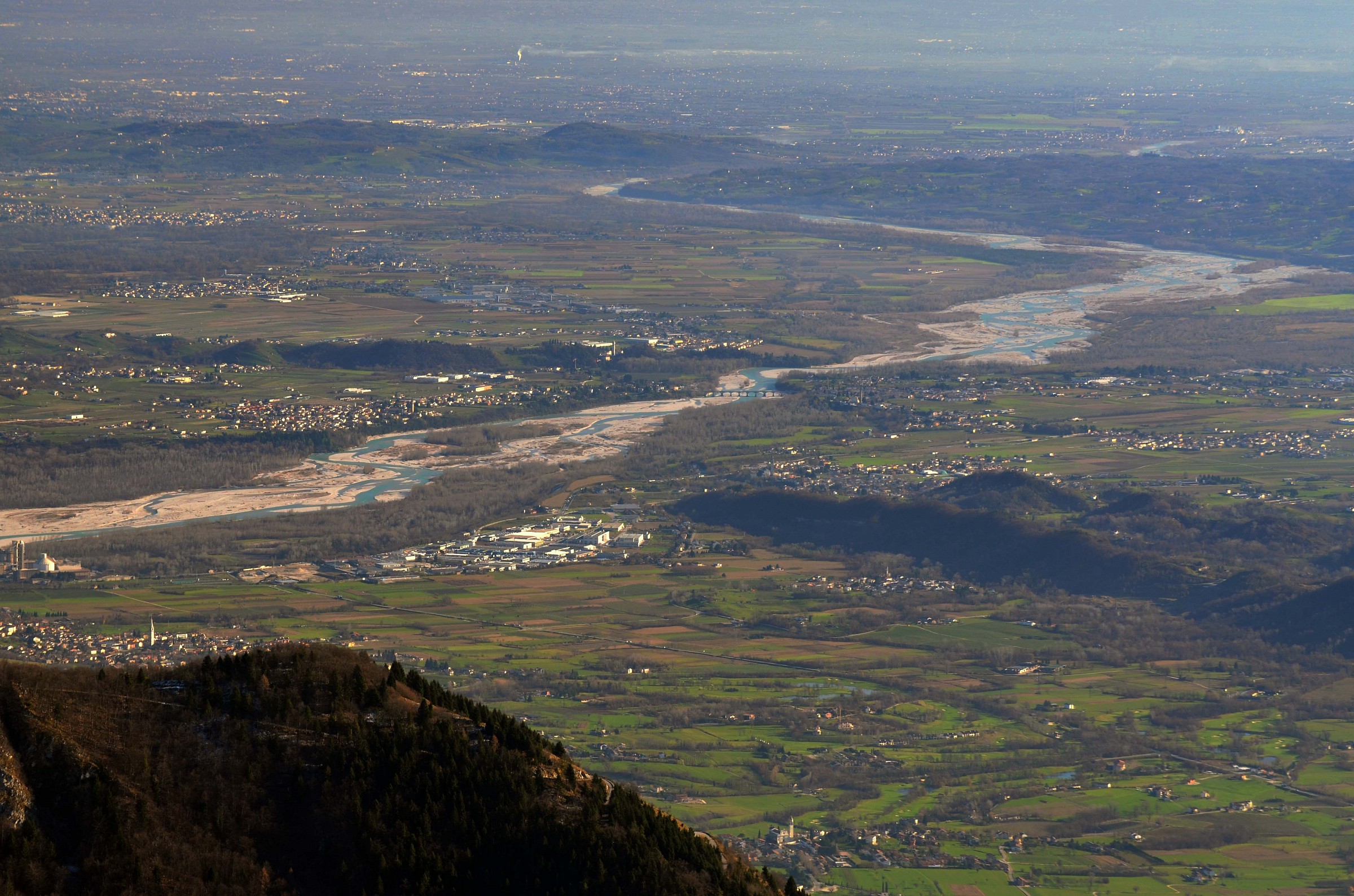 Valle del Piave Fime from Monte Grappa