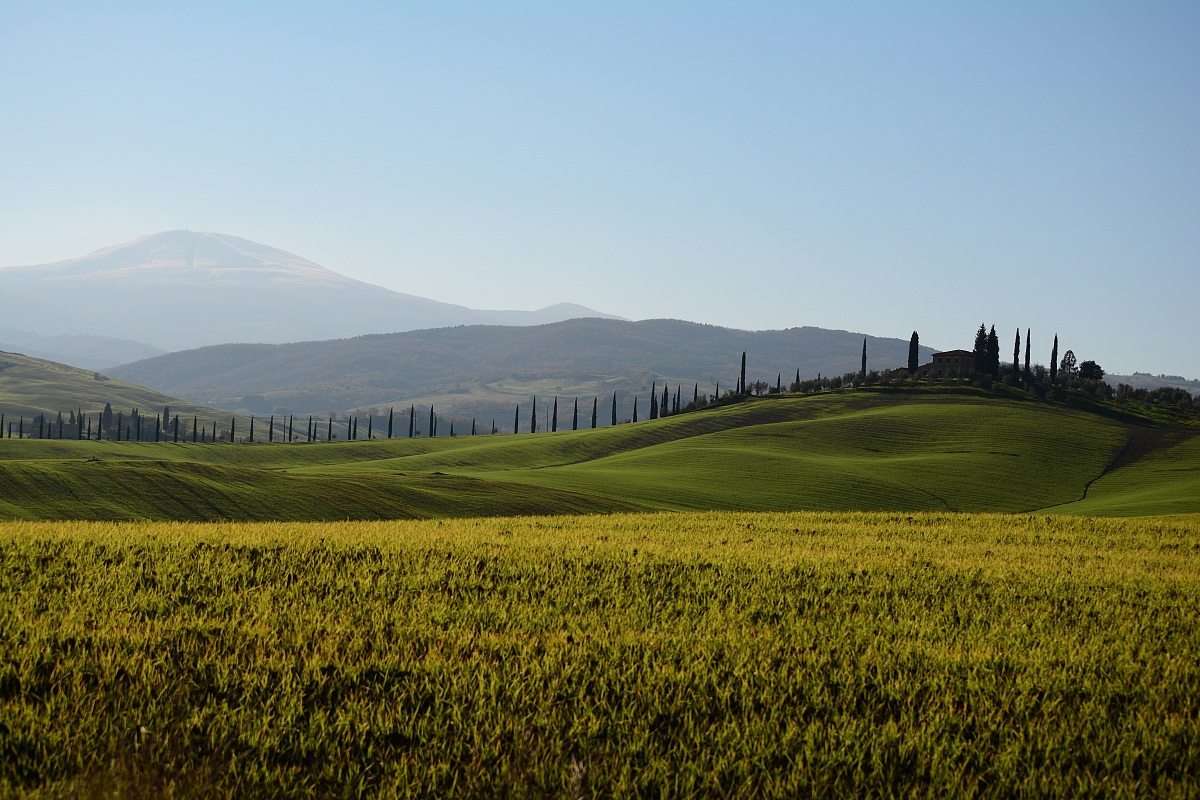 Autunno in Val d'Orcia vista dal Monte Amiata