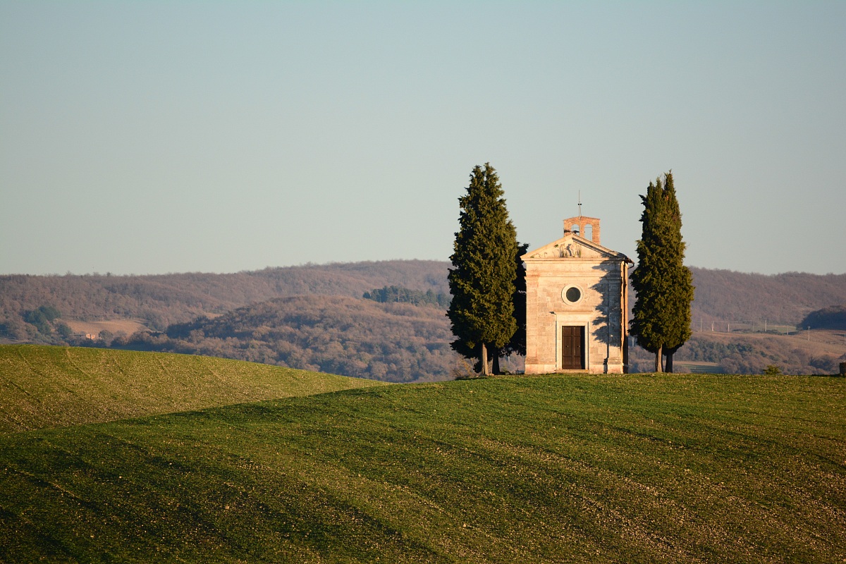 Autunno in Val d'OrciaAbbazia della Madonna di Vitaleta