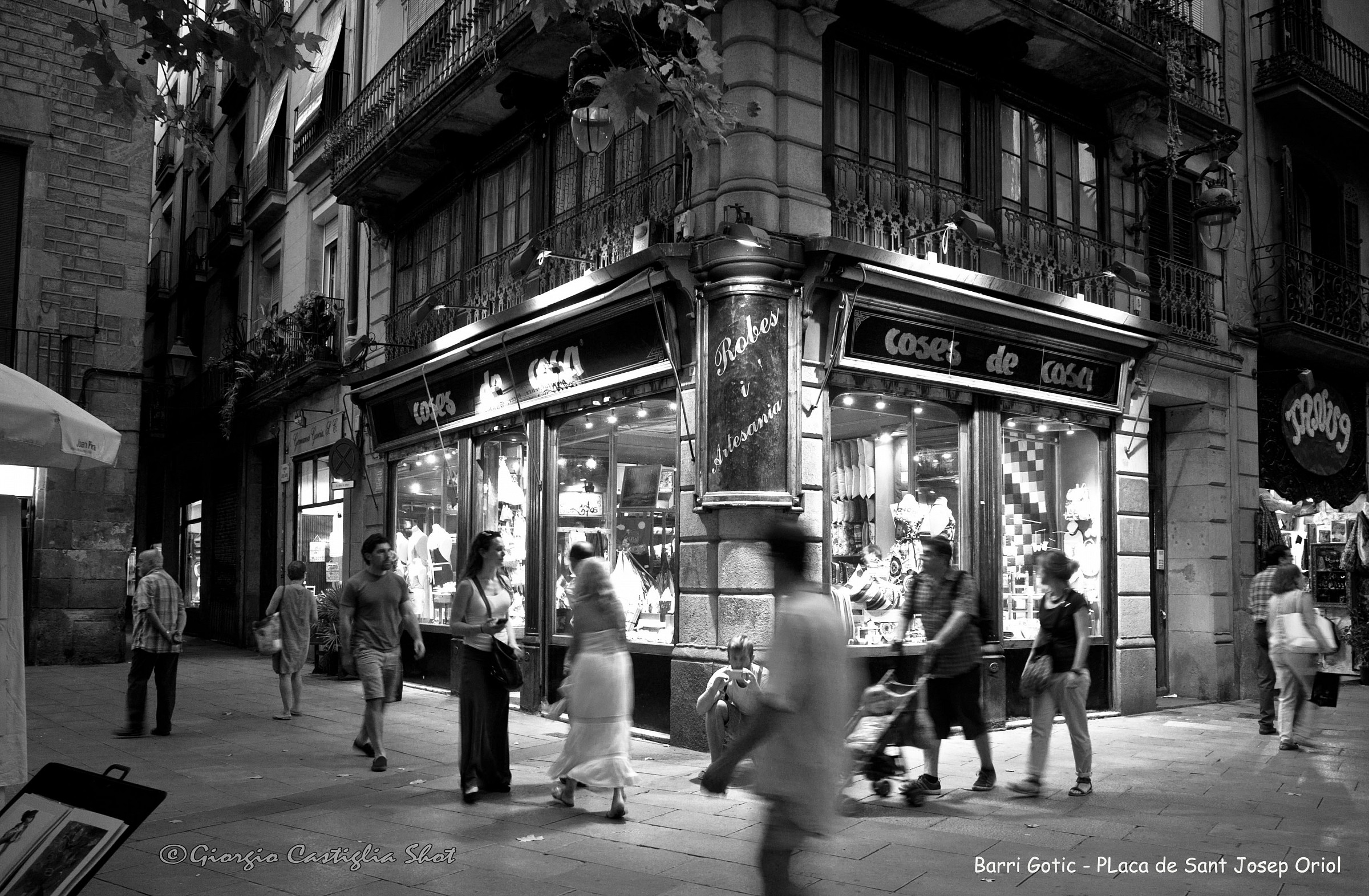 Barcelona, ??placa Sant Josep Oriol