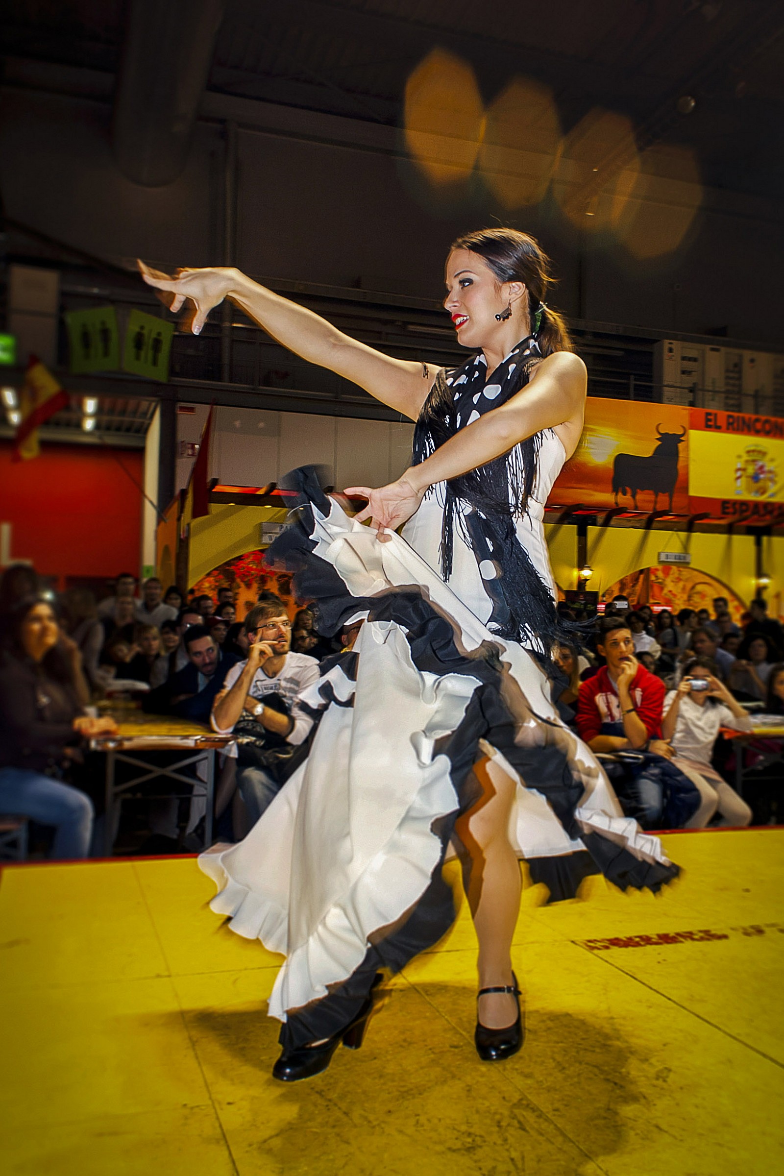 Ballerina di Flamenco-Fiera dell'artigianato Milano