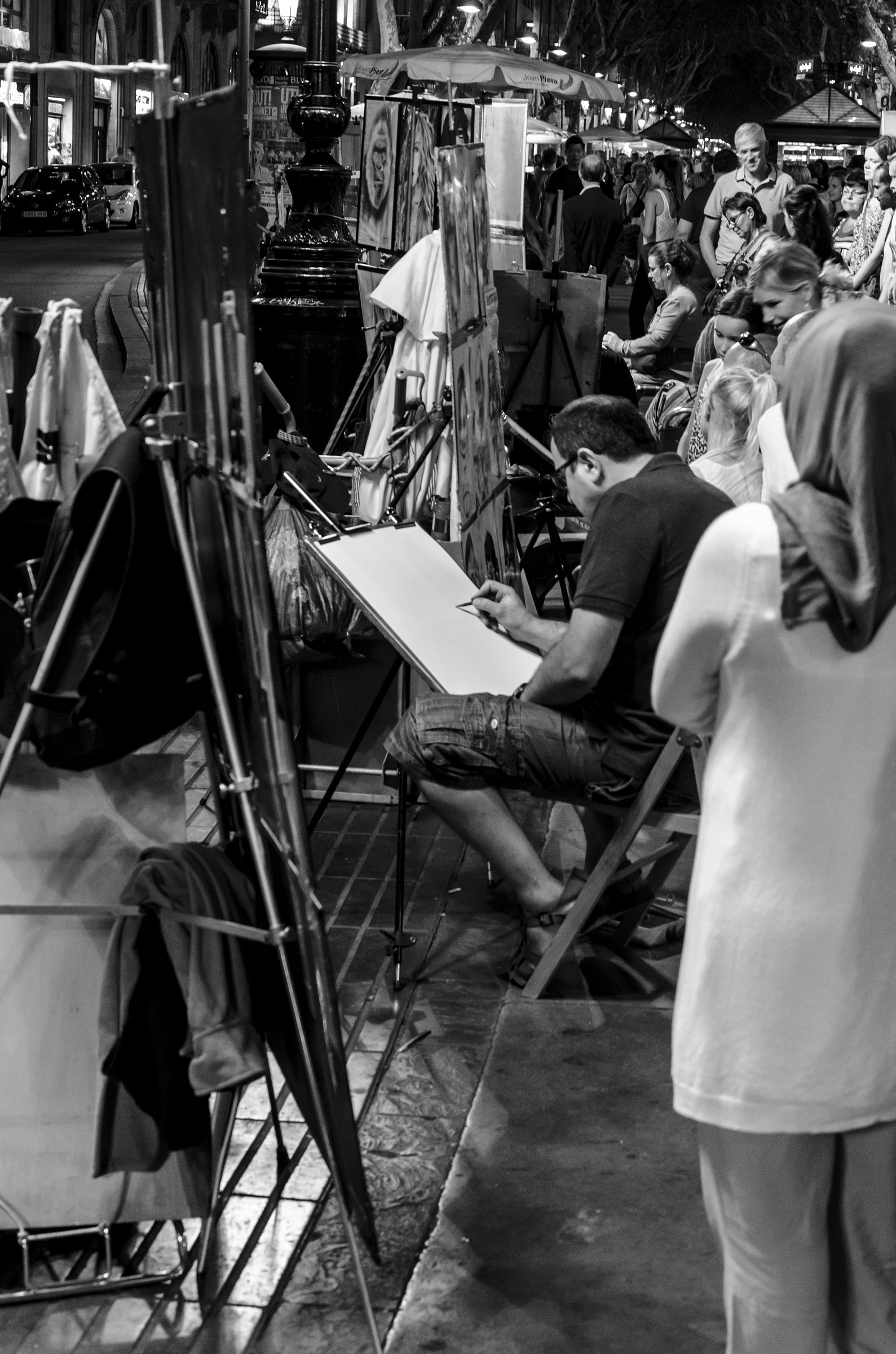 Pittore sulla Rambla