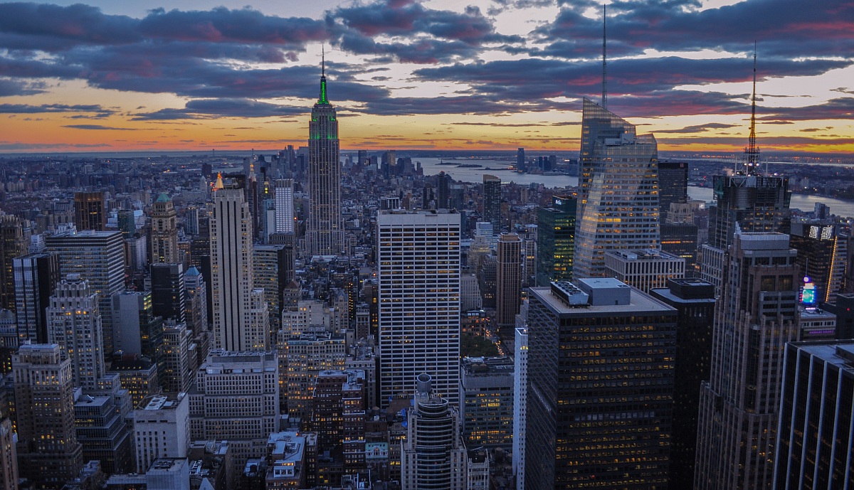 New York al tramonto
