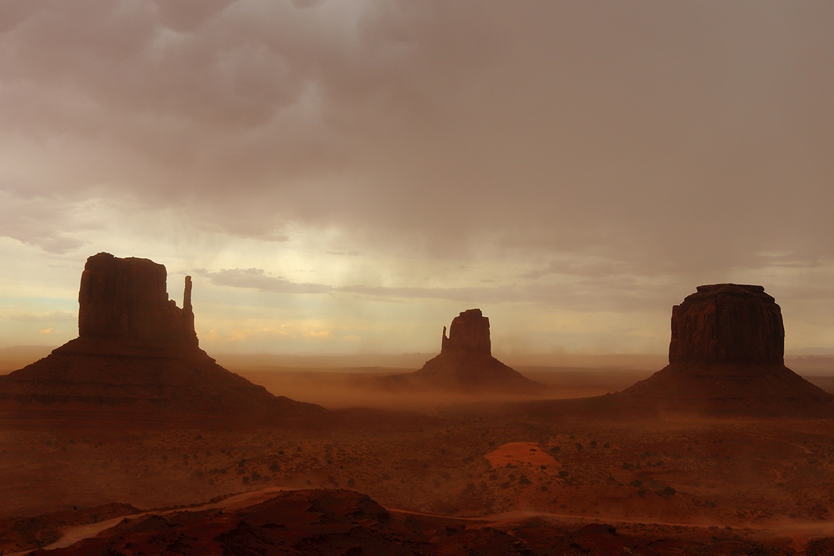sandstorm to Monument Valley