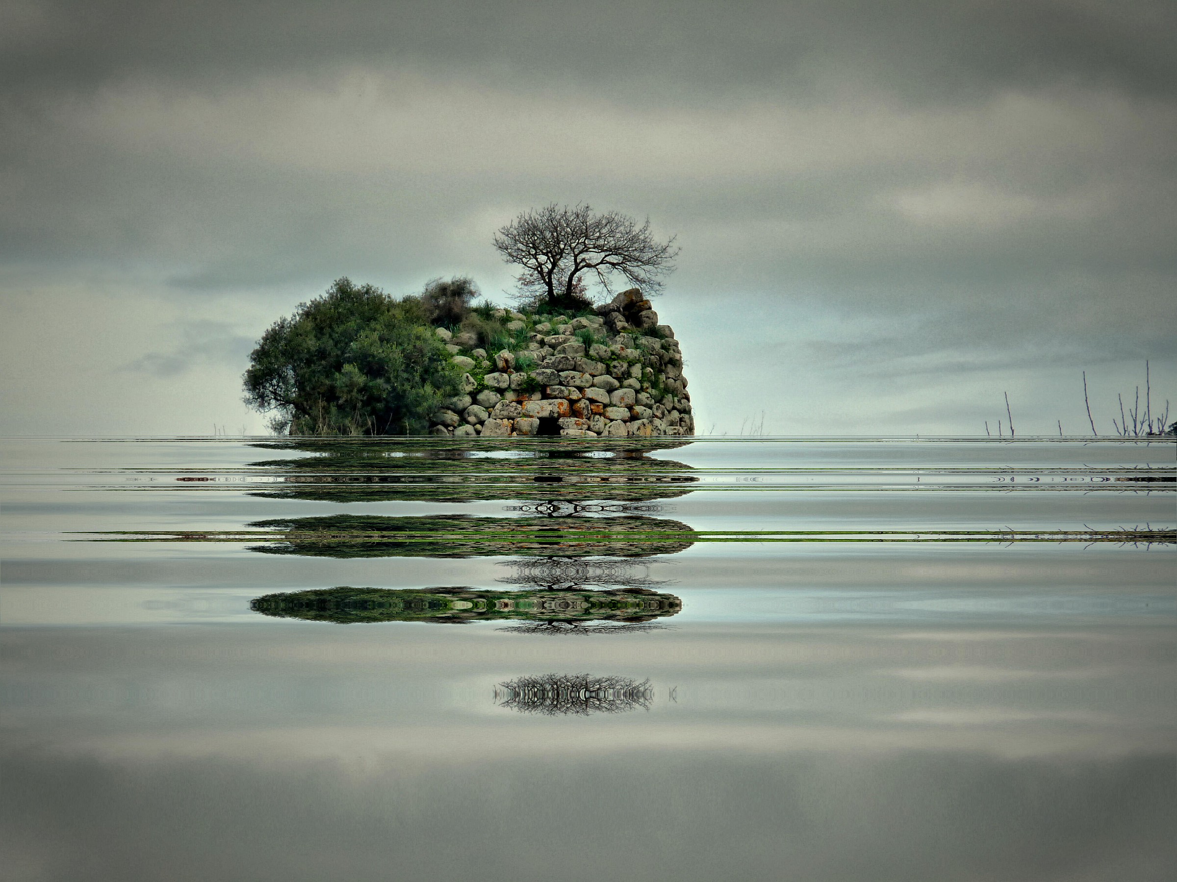 Elaborazione pensando all'effetto serra.