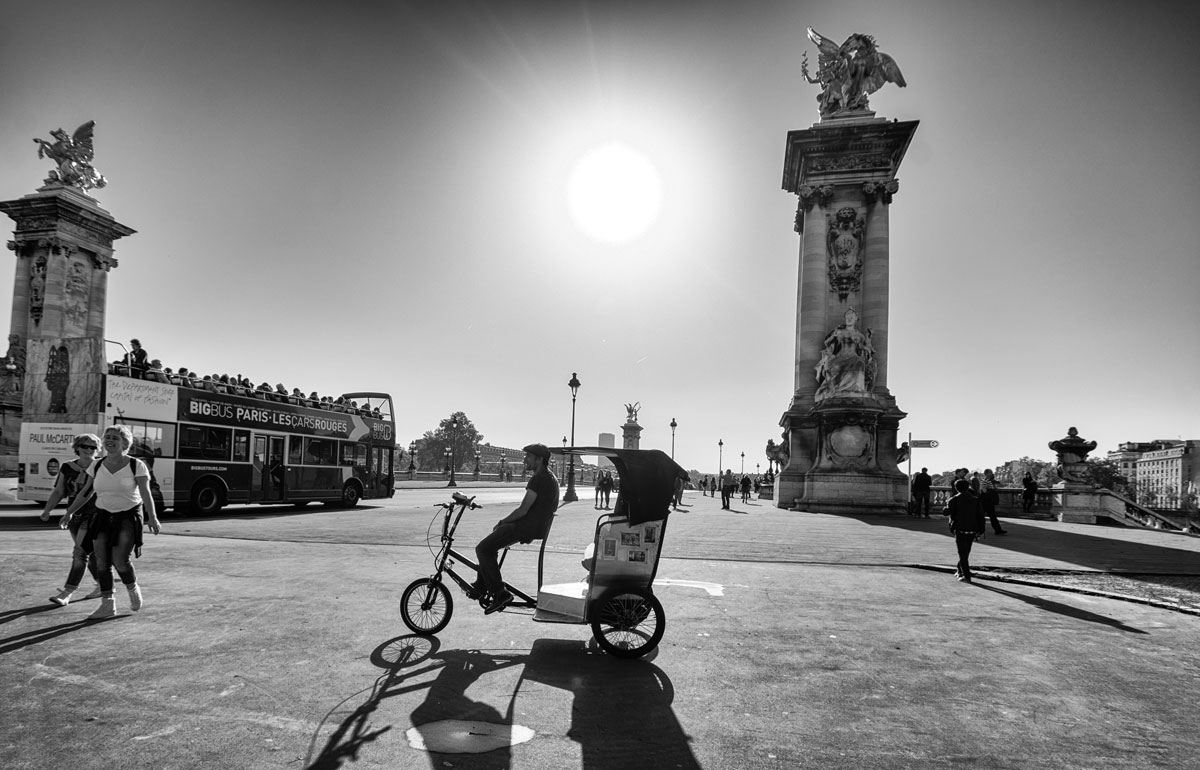 rickshaw in Paris