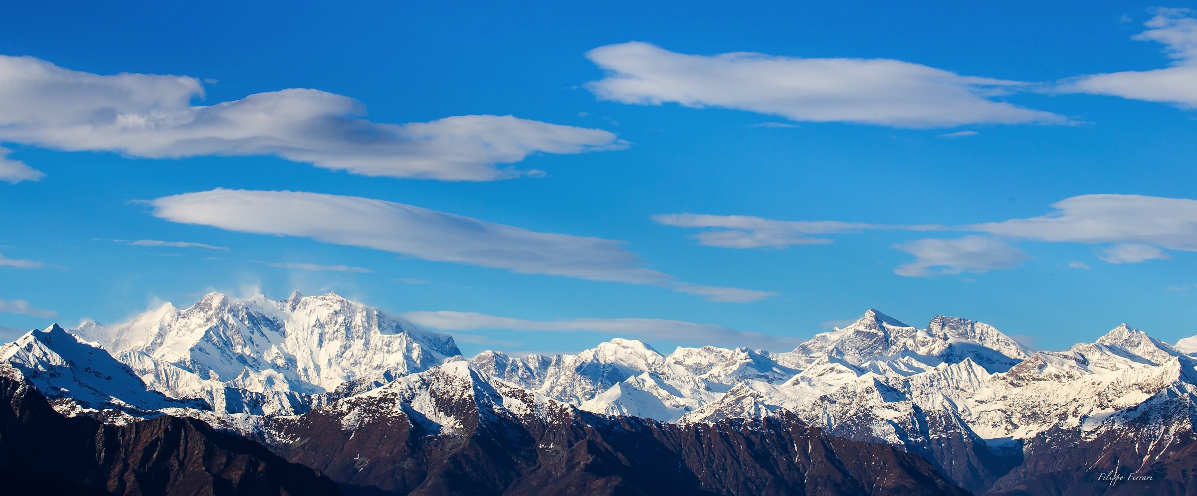 Monte Rosa from Faiè