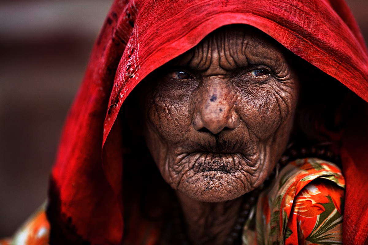 old woman, rajasthan.. india