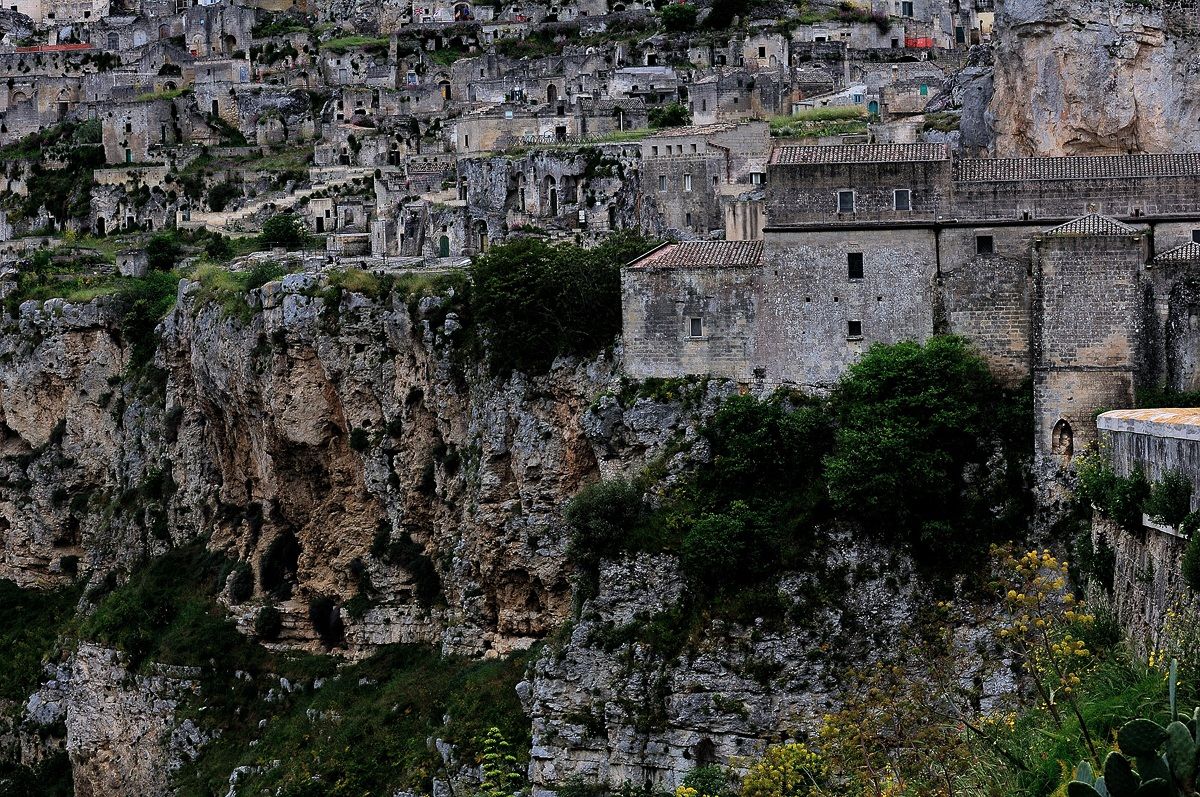 Matera vista dal basso