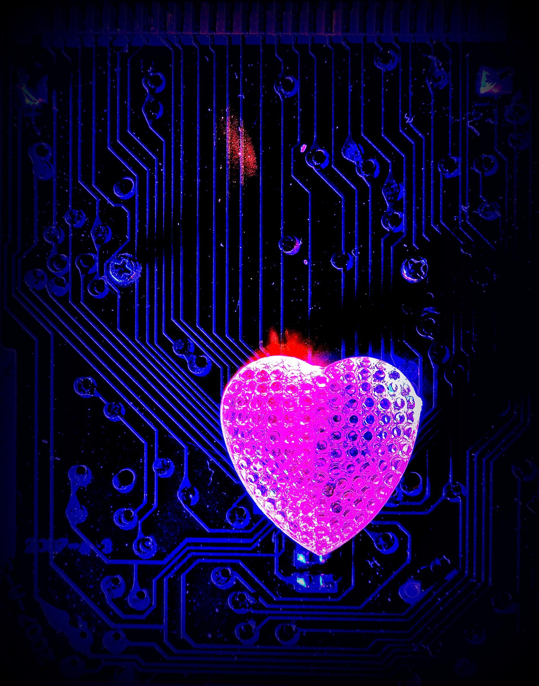 Even the chips have a heart ....