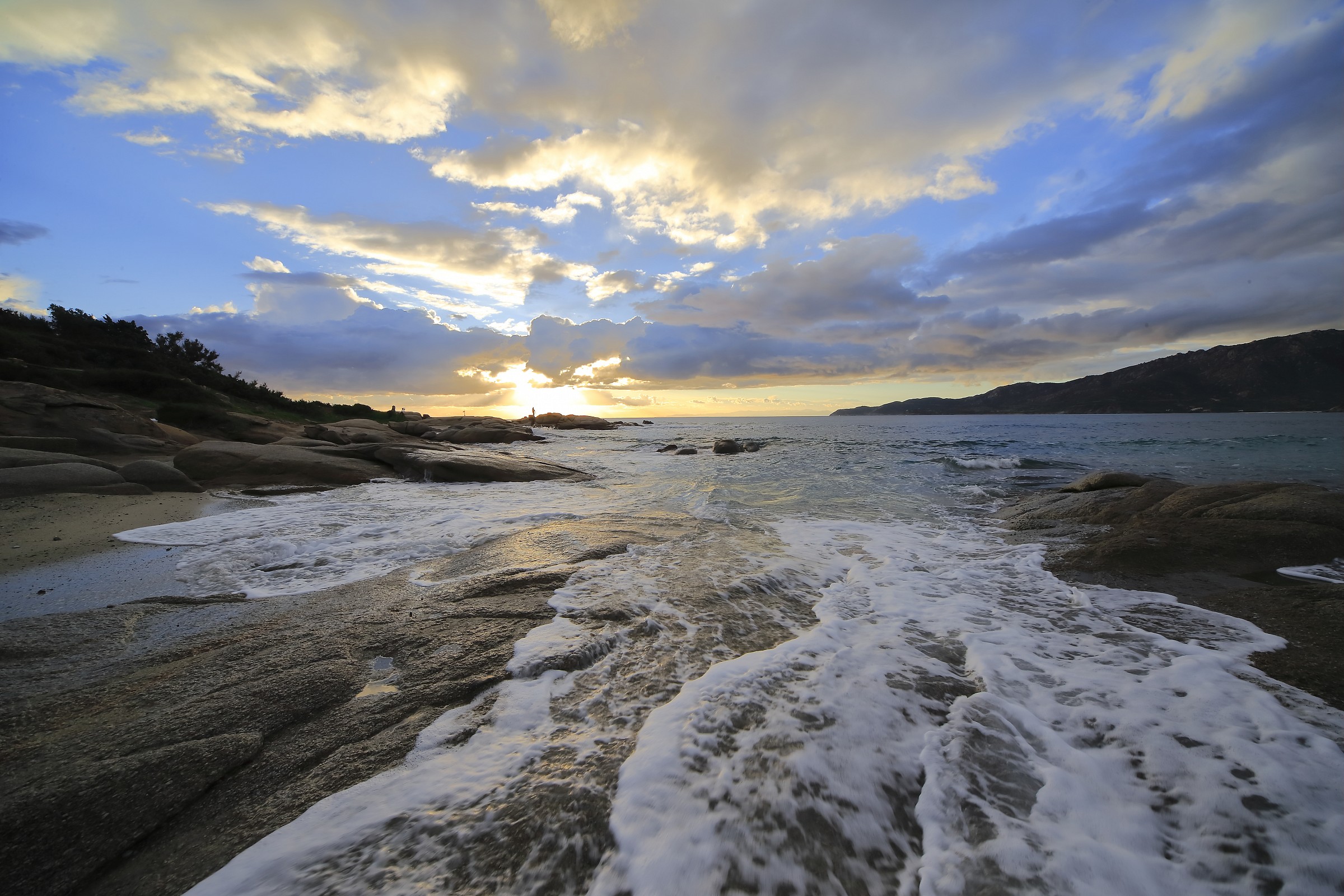 The colors of the sunset