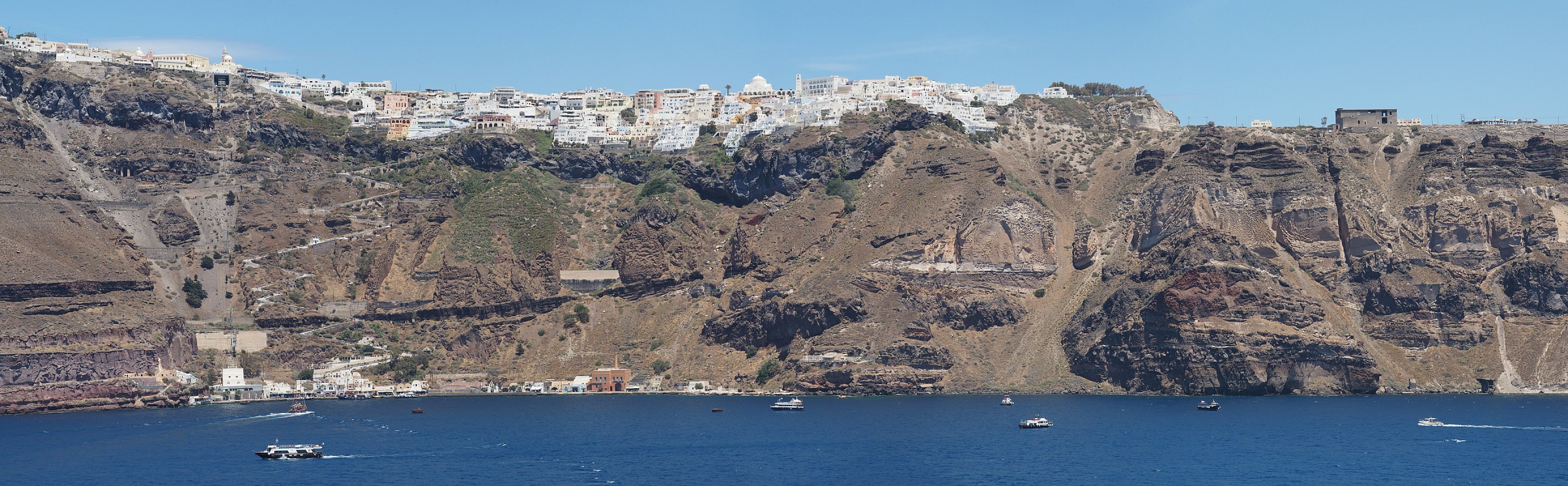 Santorini (from below)