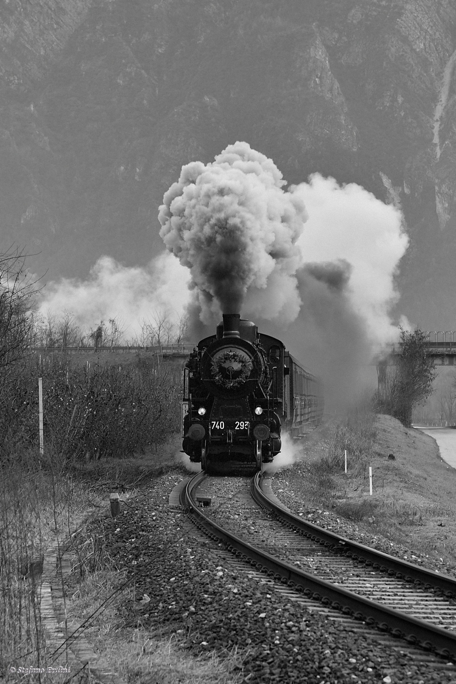 Old train in Valsugana