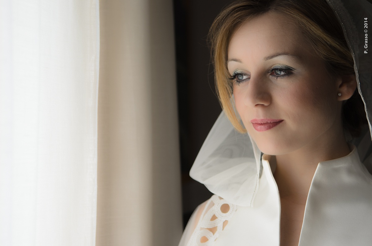 The bride was beautiful ...