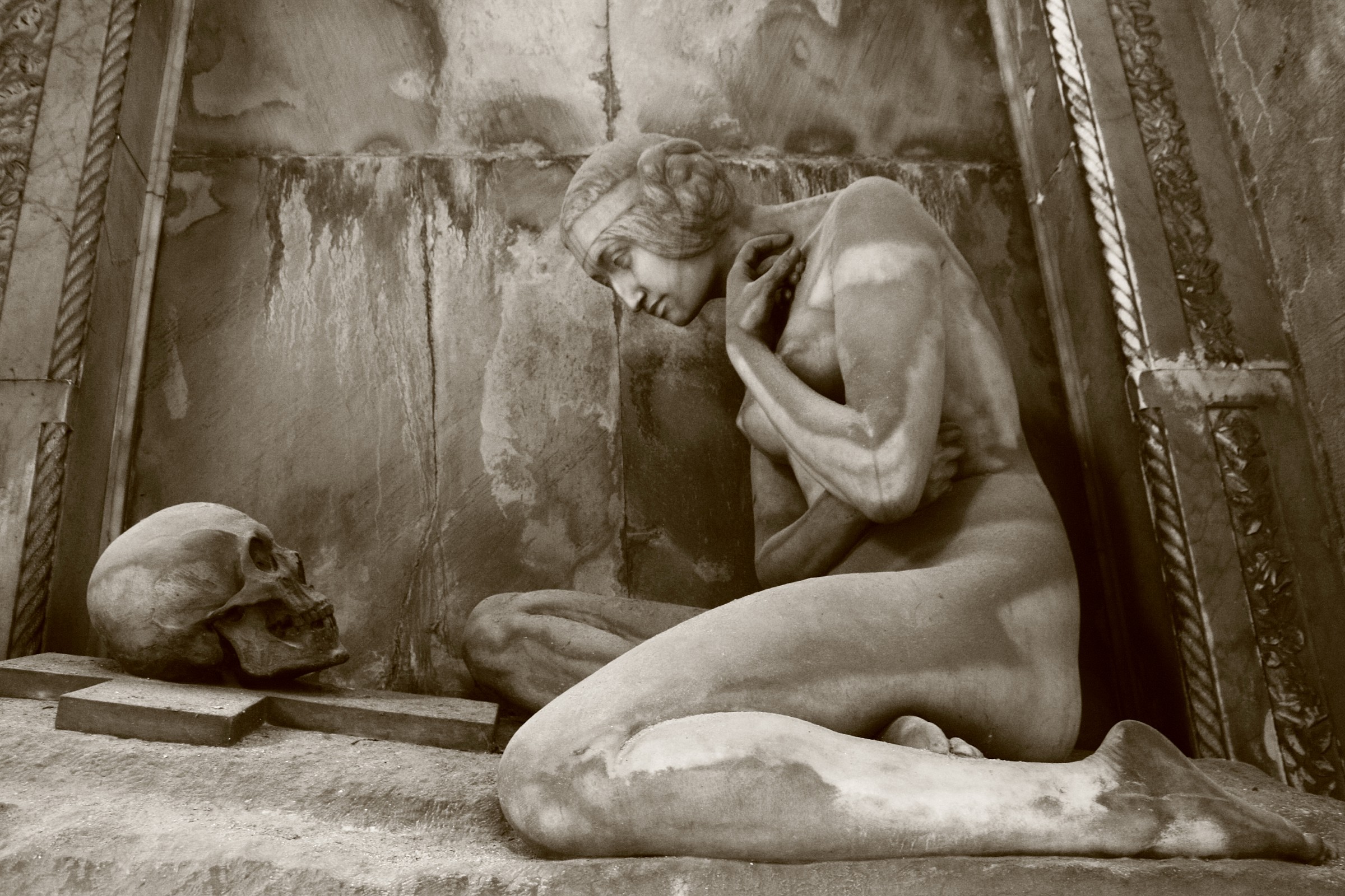 You contemplate closely