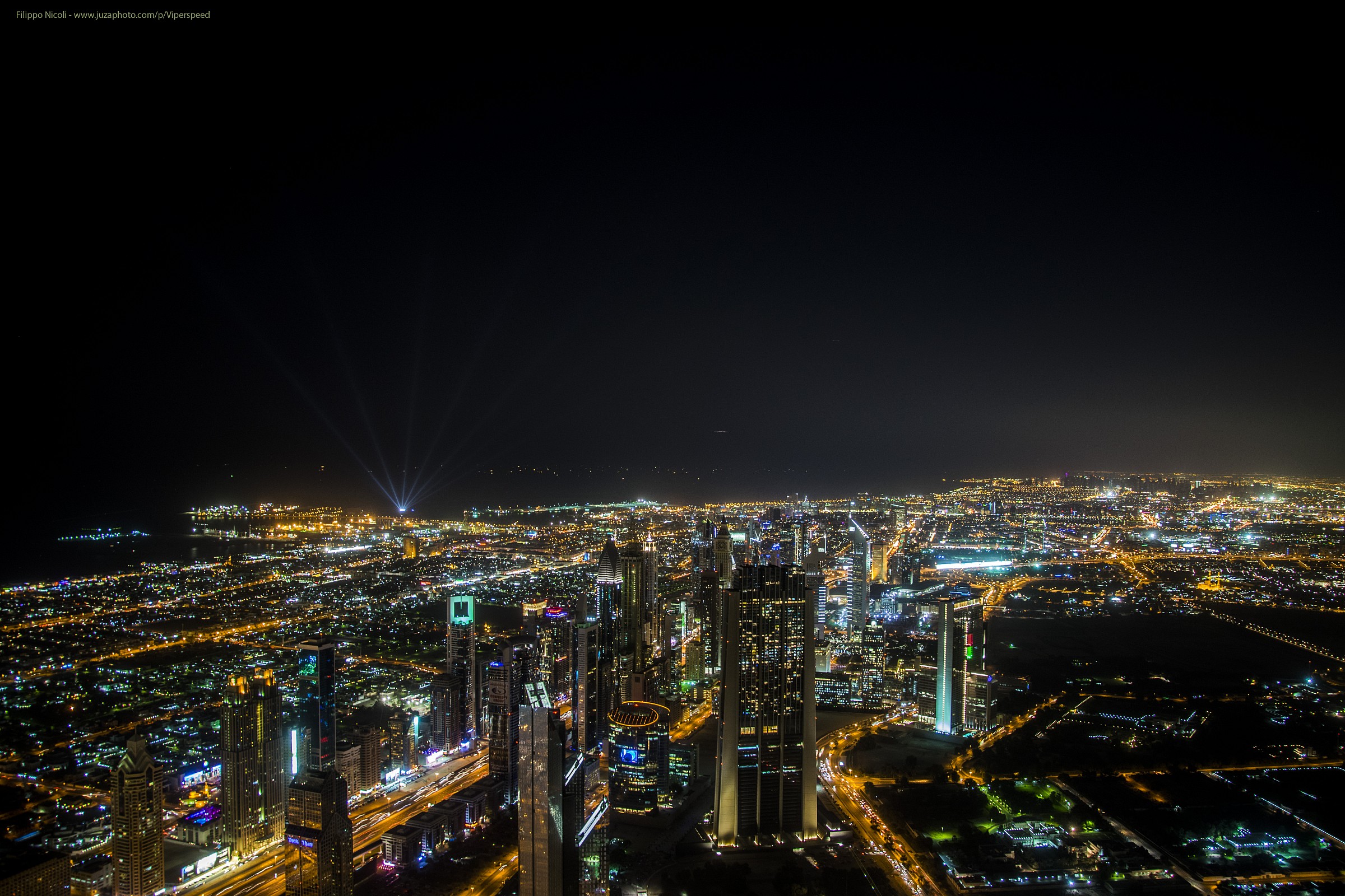 Dubai - View from the Floor 125 of Burj Khalifa