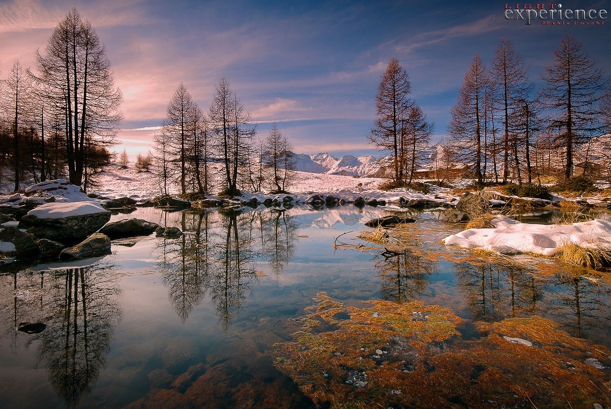 Piccoli laghi in un inverno che non arriva