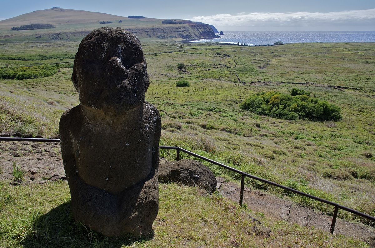 Moai sitting