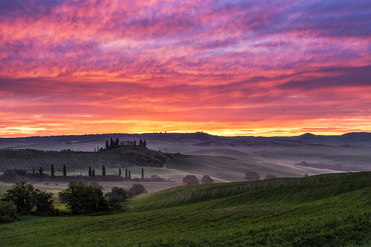 Sunrise at Podere Belvedere